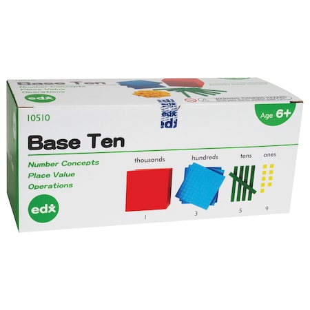 Learning Advantage Plastic Base Ten Kit 10510